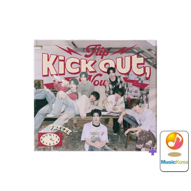 KickFlip - 2nd Mini Album [Kick Out, Flip Now!] (Get Ready Ver.) + MusicKorea Photocard
